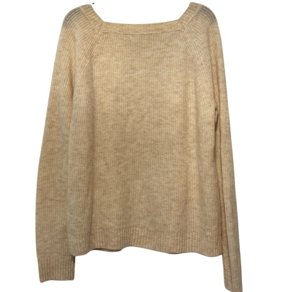 BODEN Ivory Fluffy Queensberry Sweater oatmeal alpaca blend US 10 - Picture 5 of 13